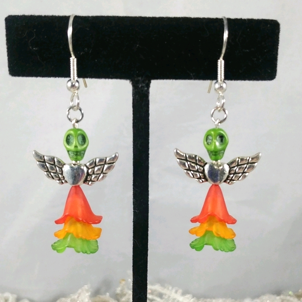 Fairy Skull Earrings